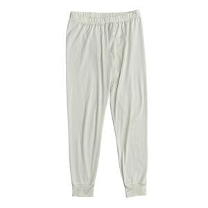 L.L.Bean Women's M REG Cream Thermal Long Johns Base Layer Pants Bottoms Stretch